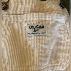 Oshkosh B’gosh The Genuine Article, fleece lined overalls.